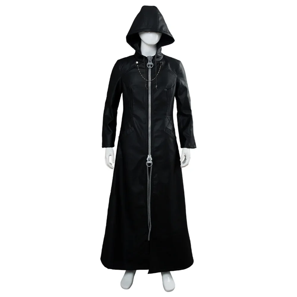 Kingdom Hearts III Cosplay Costume Organization XIII Office Trench Coat Custom Made For Halloween Carnival Costumes