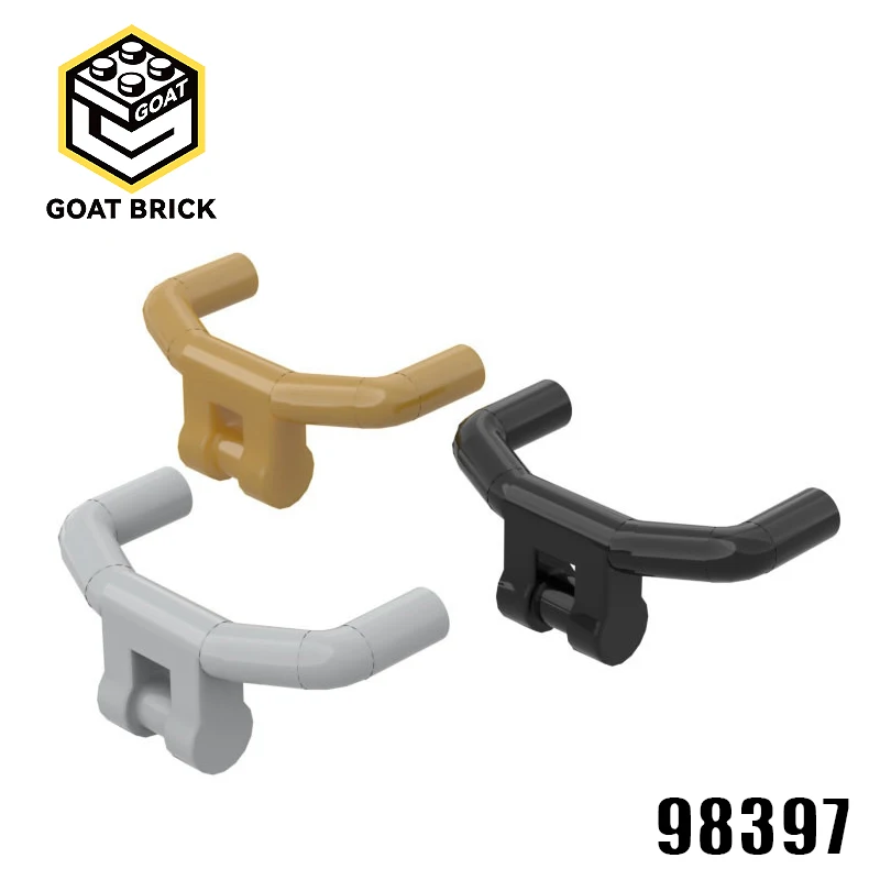 10Pcs MOC 98397 car handle Thick For Building Blocks Classic Brand Kids DIY story Educational High-Tech Spare Toys
