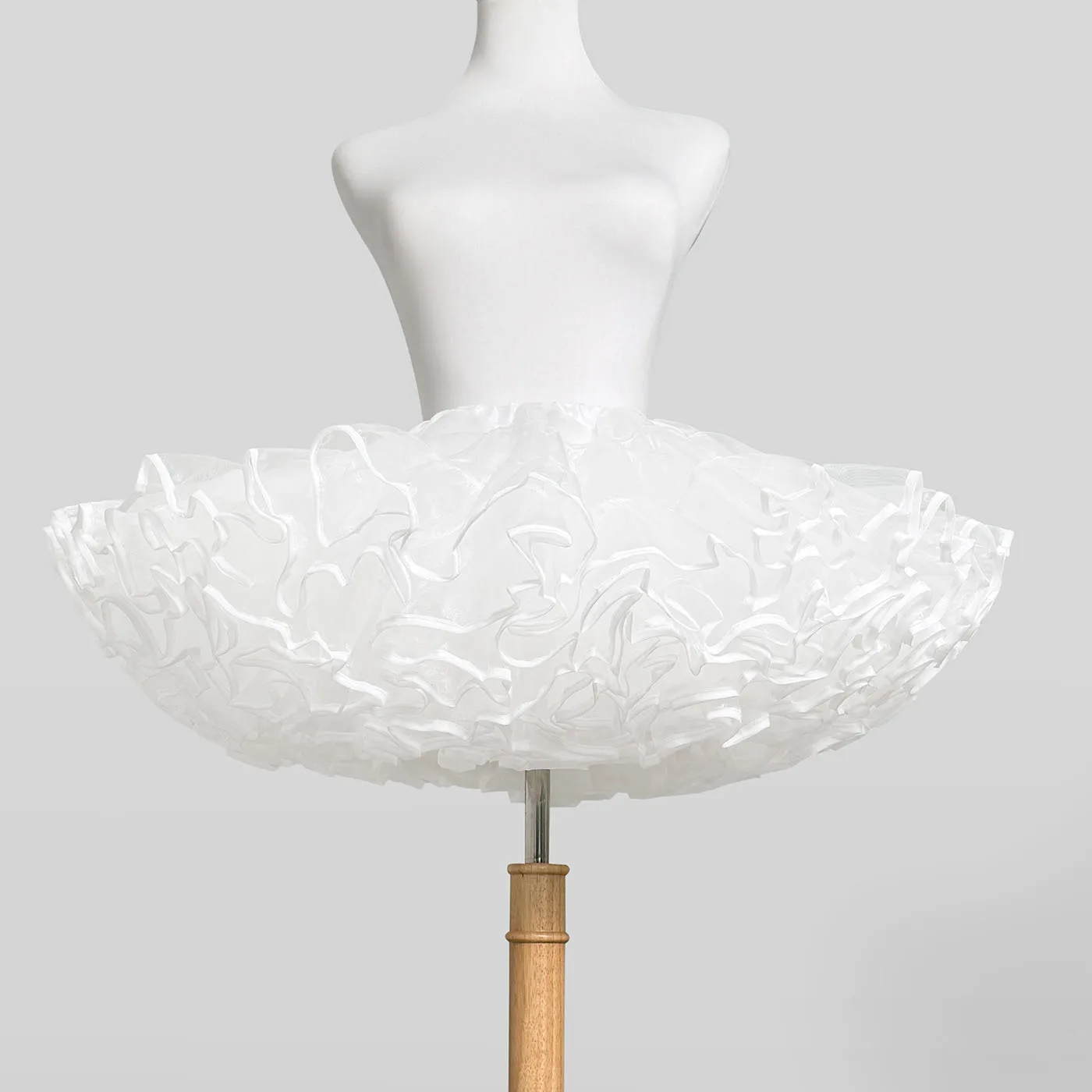 Multi-length Boneless Duck Hip Lolita Petticoat 30/35/40/45cm Super Fluffy Dog Short Tulle Underskirt Daily Cosplay Crinoline view 6