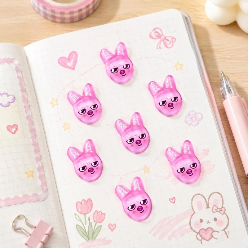 3D Creature Embellishments with Flat Back Forms, Colorful Features, Smooth Finishing, and 20 Items for DIY Decorating D2RD