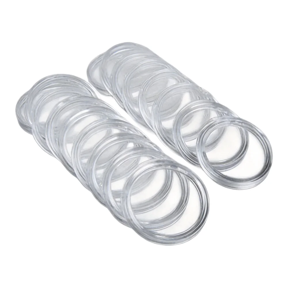 Coin Collection Coin Holder Collection Storage Coin Storage Transparent Design Dust Protection Moisture Shield