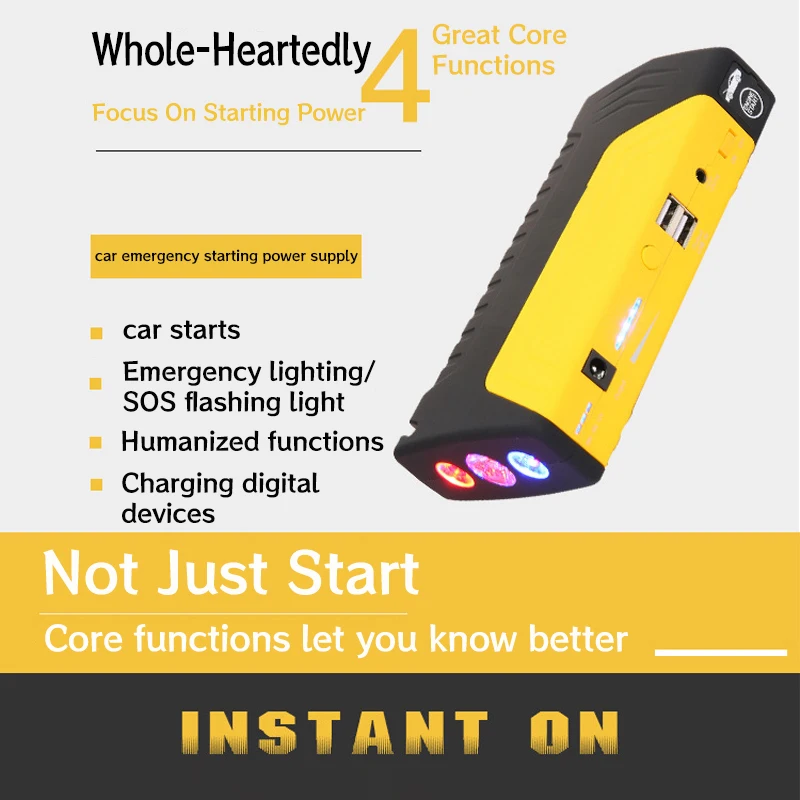 168000mAh 600A Universal Car Battery Jump Starter Car Battery Booster Charger Power Bank for 12V Gasoline and Diesel Vehicle