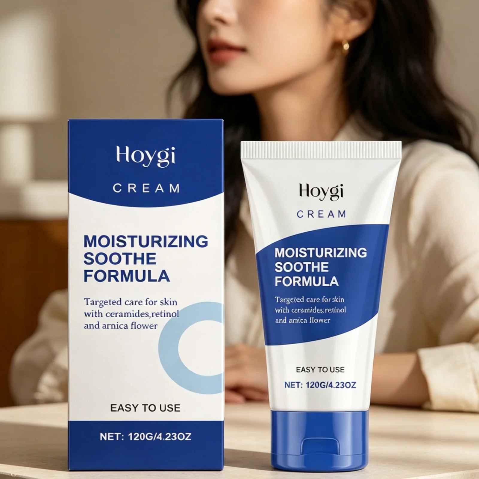 

Hoygi Moisturizing Cream Deeply Nourishing Relieve Skin Dryness Alleviate Skin Tightness Reduce Fine Lines Firming Lifting Cream