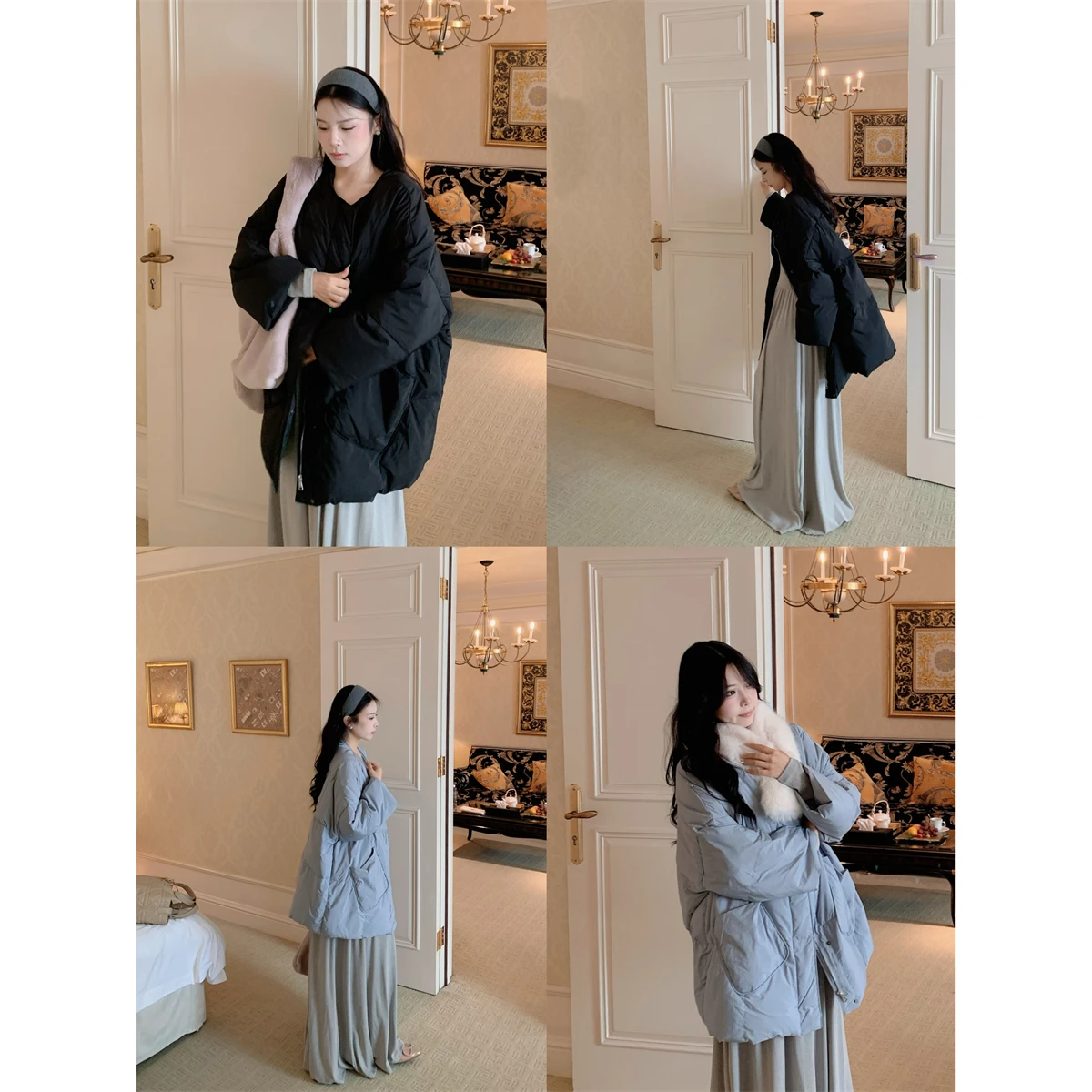 

Ci South Side 9 Cr down Jaet 6 Colors ex Du down Collection New Added Colors Casual Sle Loose Fit Warmth