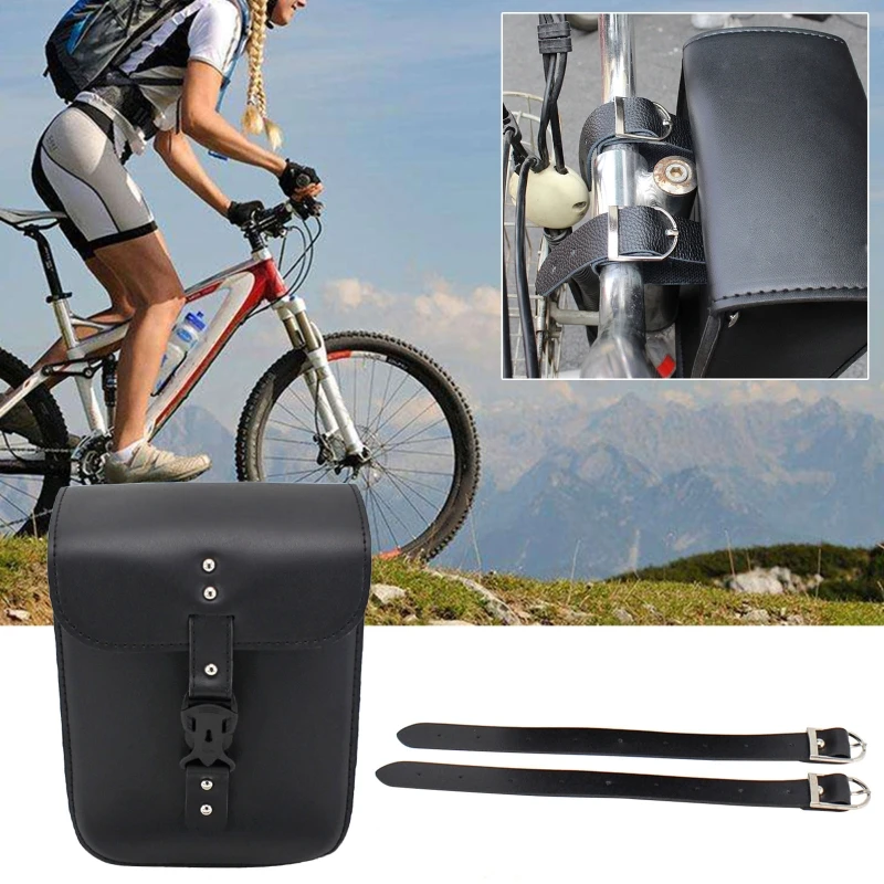 

Vintage Leather Motorcycle Saddlebag Luggage Bag Waterproof Motorcycle Tool Bag Universal Motorbike Storage