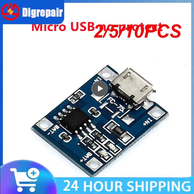 /10pcs Lithium-Batterie-Schutz platine Typ-C/Micro/Mini-USB-Lade modul tp4056 mit Schutz-Ein-Platten-Modul