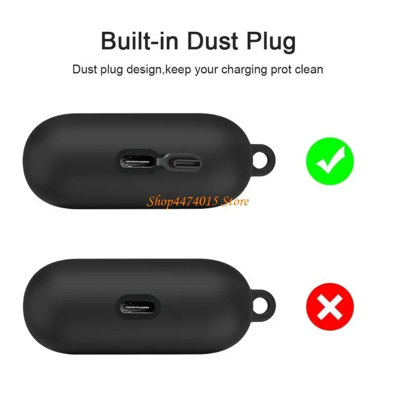 진정한 무선 X 이어폰 보호 커버 가벼운 충격 방지 슬리브 호환을위한 K1AA