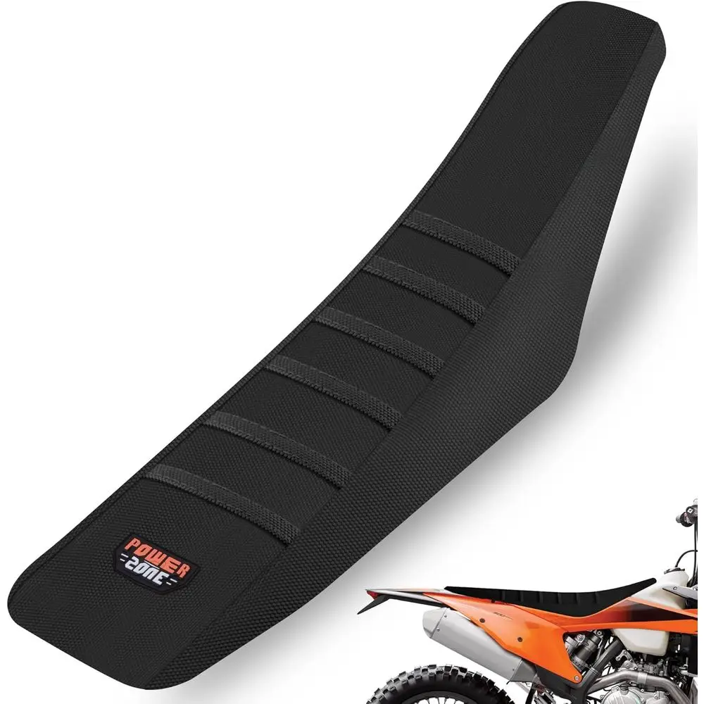 

Universal Ribbed Seat Cover Soft Waterproof Non-slip Ribbed Motorcycle Seat Cover For SXF EXC KXF CRF YZF WR TC TE