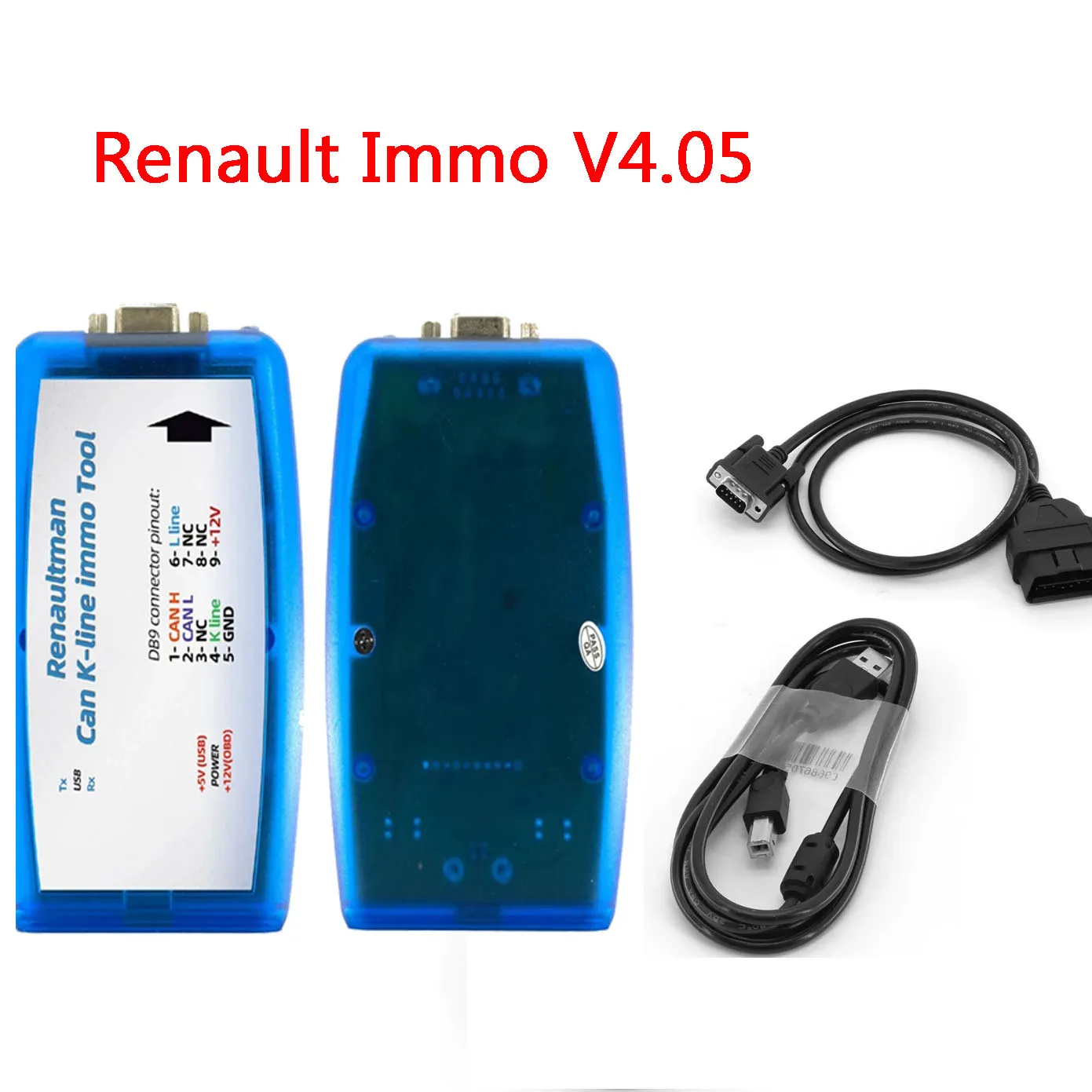 

Ren-ault V4.05 Programmer Tool for Renault C-AN K-line Immo Tool OBD2R Read/Write EEPROM or FLASH Erase Immobilizer Code