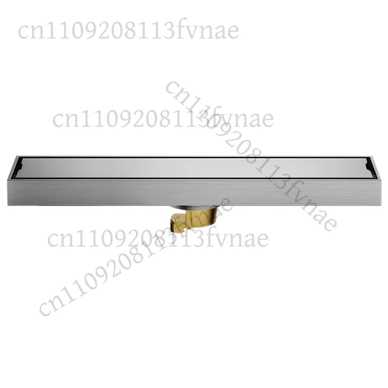 

Linear invisible floor drain 304 stainless steel shower room bathroom rectangular strip brick inlaid hidden sewer