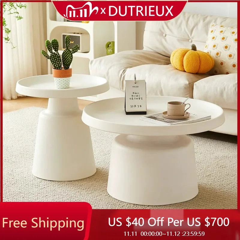 

Standing Space Saving Side Table Unique Aesthetic Cute Cheap Organizer Simple Coffee Table Clear Mesas Bajas Home Furniture