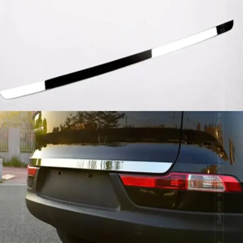 For Kia Sportage 3 MK3 III 2011 2012 2013 2015 Accessories Back Rear Tail Door Sticker Tailgate Decoration Cover Trim Metal