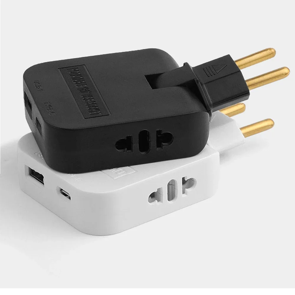 180 درجة قابلة للطي 4 في 1 الاتحاد الأوروبي محول القابس الاتحاد الأوروبي تمديد شواحن مع USB ونوع C ميناء محول الطاقة الأوروبي المقبس المخرج