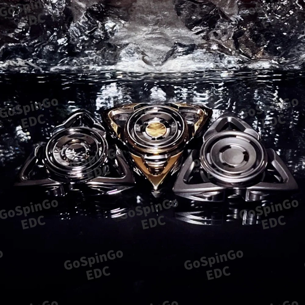 DOB EDC تململ سبينر الفولاذ المقاوم للصدأ ألعاب متململة للبالغين ثلاثة شفرات تململ سبينر مكتب عمل الملحقات