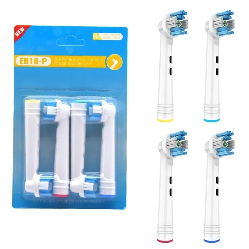 16/20pcs Electric Toothbrush Replacement Brush Heads for Oral B Sensitive Brush Heads Bristles D25 D30 D32 4739 3709