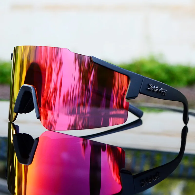 KAPVOE Photochromic Outdoor Sports Bicycle Cycling Glasses Men and Women Mountain Bike Sunglasses Polarized Riding UV400 Glasses