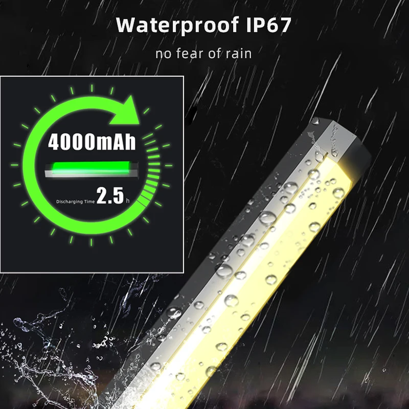 P200 RGB Video Light Tube LED Fill Photography Soft Light Stick Waterproof Video Recording with APP Control for TikTok YouTube