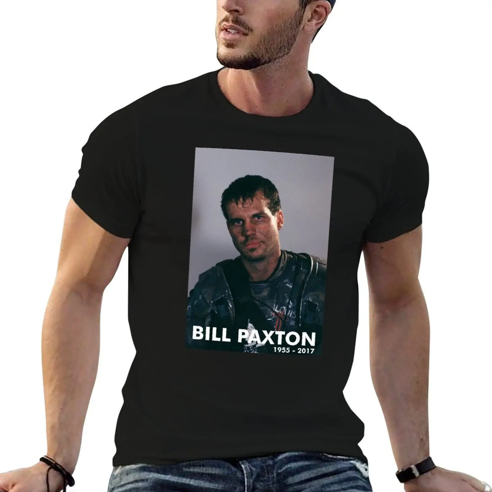 

Bill Paxton as Private Hudson T-Shirt t shirt man cotton anime t shirts for man cotton t shirts high quality T-Shirt