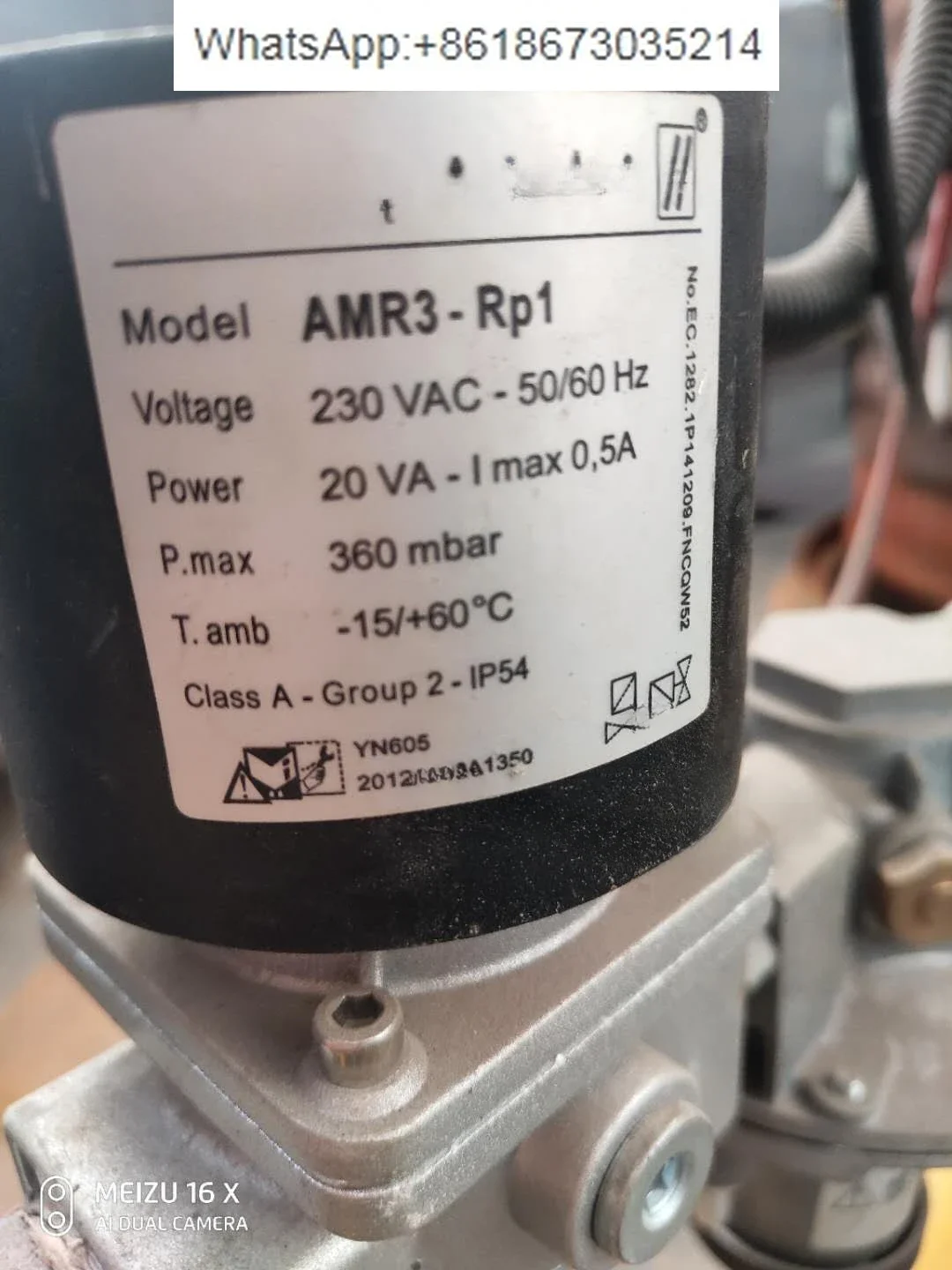 Katup solenoid gas AMR1, AMR3, AMR2, AMR4, AMR6, AMR72-DN65, AMR82-DN80,95
