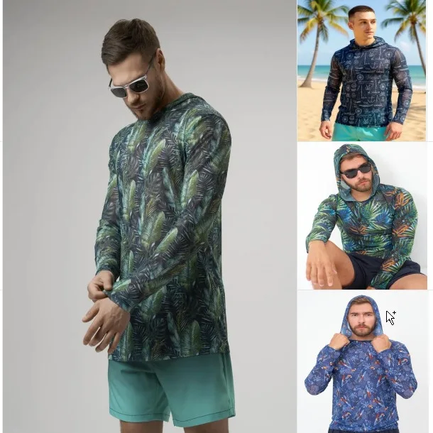 Long Sleeved Fishing Personalized Outdoor Sportswear Quick-Drying Top Running Sun Protection T-Shirt