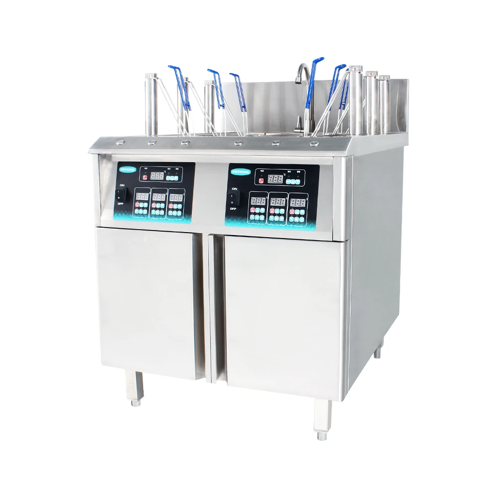 Hot Selling Auto Lift Ramen Pasta Noodle Cooker Electric Noodle Boiler Machine for Kitchen Equipment