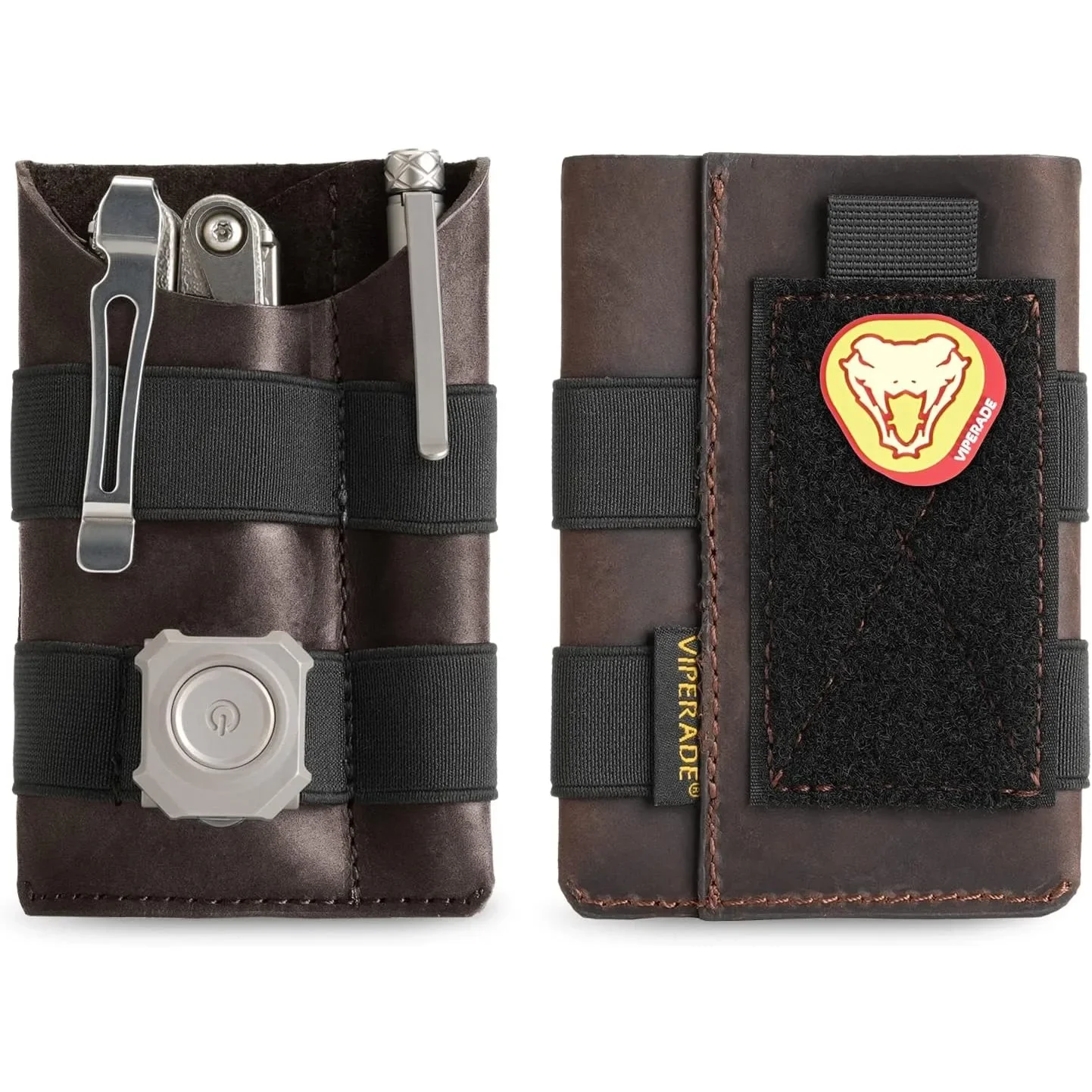 VIPERADE PL5 EDC Organizer Pouch, Slim EDC Pouch with DIY Patch Area for Daily Carry