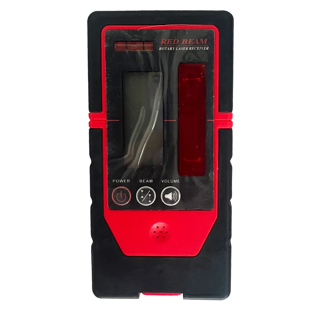 Heipoe JP1400 Receptor laser rotativo Detector de alcance de trabalho de 300 m para feixe verde ou feixe vermelho nível de laser rotativo
