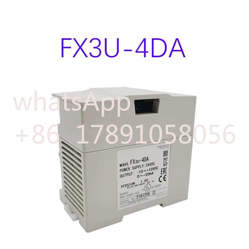 NEW FX3U-4AD-ADP FX3U-4DA-ADP FX3U-4DA PLC Module 2 years warranty