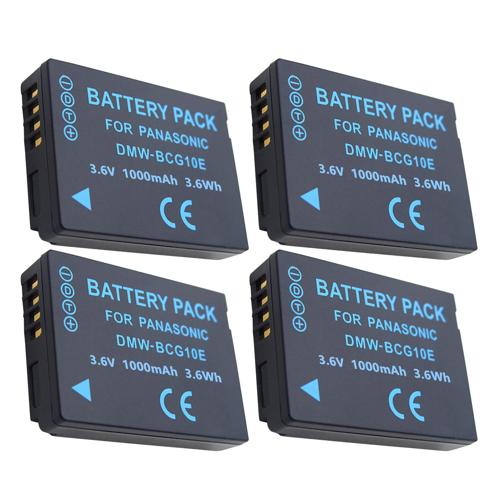 1000mAh DMW-BCG10E BCG10 BCG10E battery for Panasonic Lumix DMC-TZ7 DMC-TZ8 DMC-TZ10 DMC-TZ18 DMC-3D1