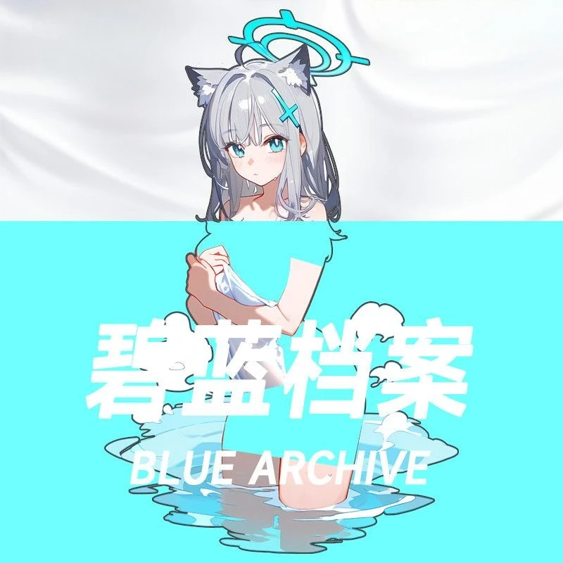 Nowy niebieski archiwum akrylowy stojak rysunek Azusa Takanashi Hoshino Anime urządzenia peryferyjne śliczne Cartoom oryginalność ozdoba na biurko prezent