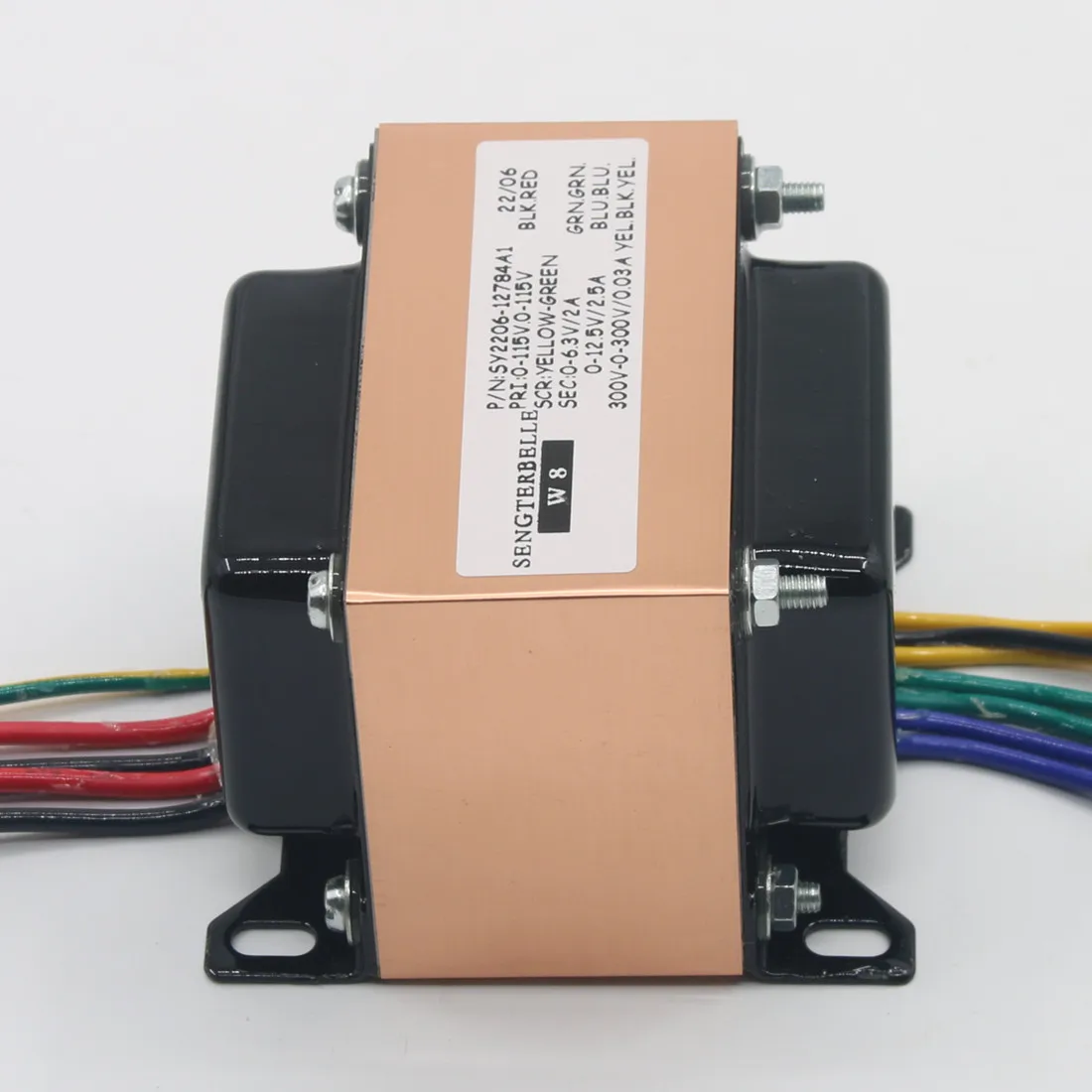 62W EI Audio Power High Voltage Transformer Dual 300V+13.6V+ 6.3V For Tube Preamp Phono Amplifier SY2206-12784A1