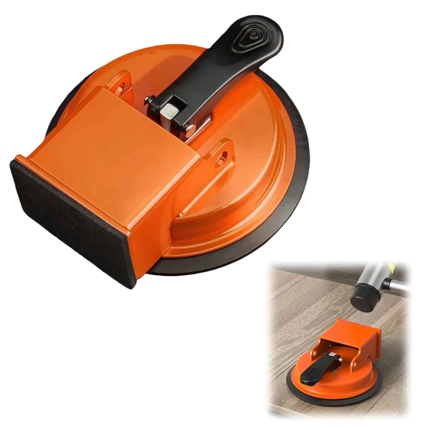 

Heavy Duty Floor Gap Fixer Tool, Enhanced Vacuum Suction Cup, Flooring Gap Repair Tool for Laminate, Vinyl, Wood & Tile Flooring