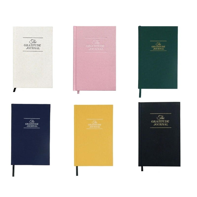 Cuaderno diario gratitud para afirmación, felicidad, atención plena, bienestar