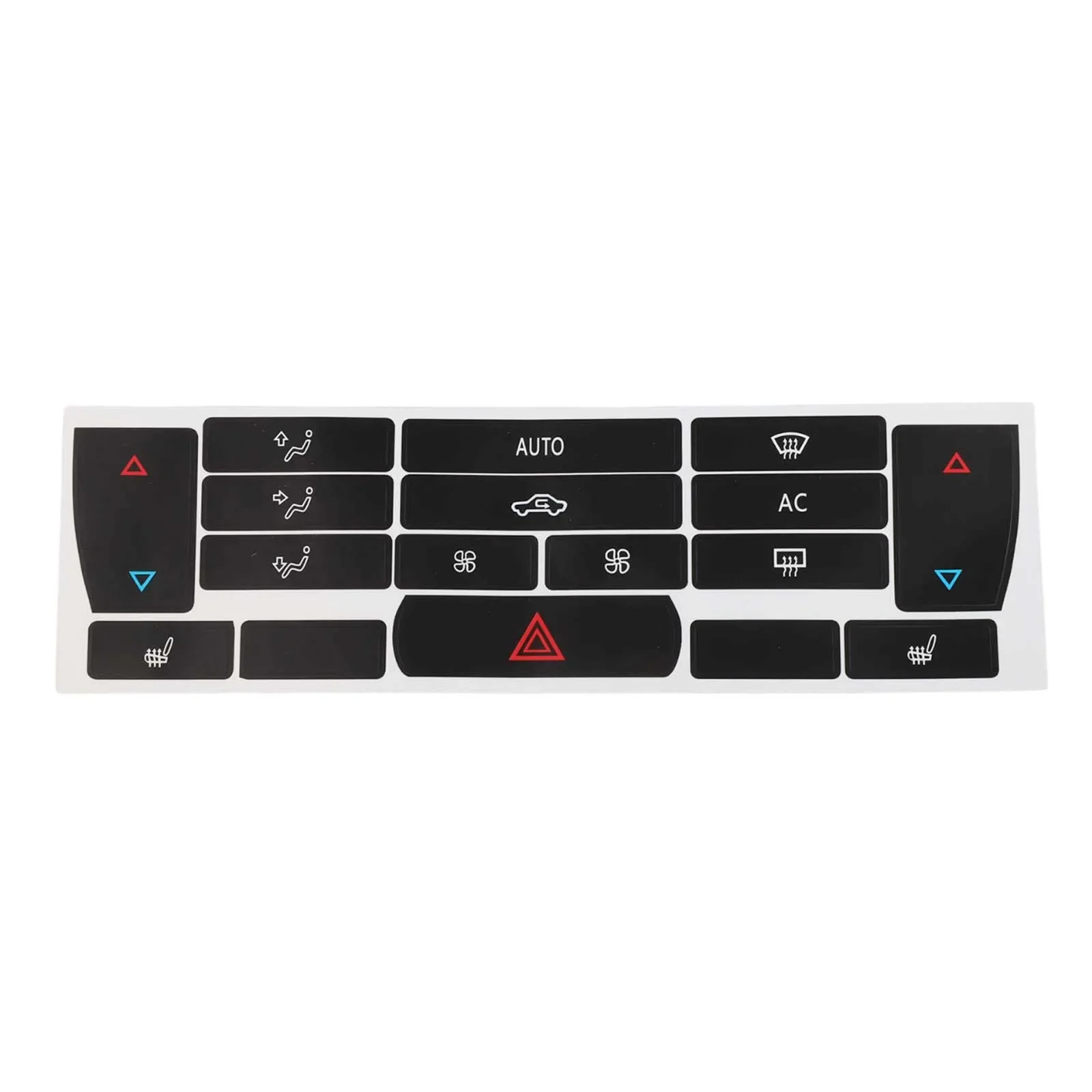 For SAAB 9-3 2003-07 Climate Control Decals Button Restoration Push Button Type Reflected Illumination Firm Application