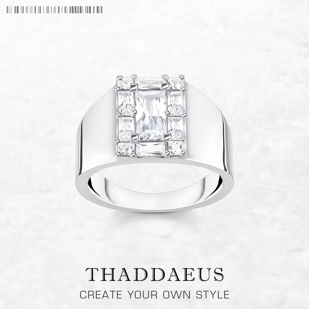 

Cocktail Ring Princess-Cut Stones Fine Jewerly For Women Winter Brand New Classic Timeless Gift In 925 Sterling Silver