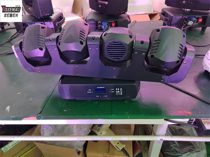 

2 штуки светодиодных панелей 4x32W RGBW 4in1 Pixel Blade с подвижной головкой для сцены, мероприятий, DJ-выступлений, концертов и шоу