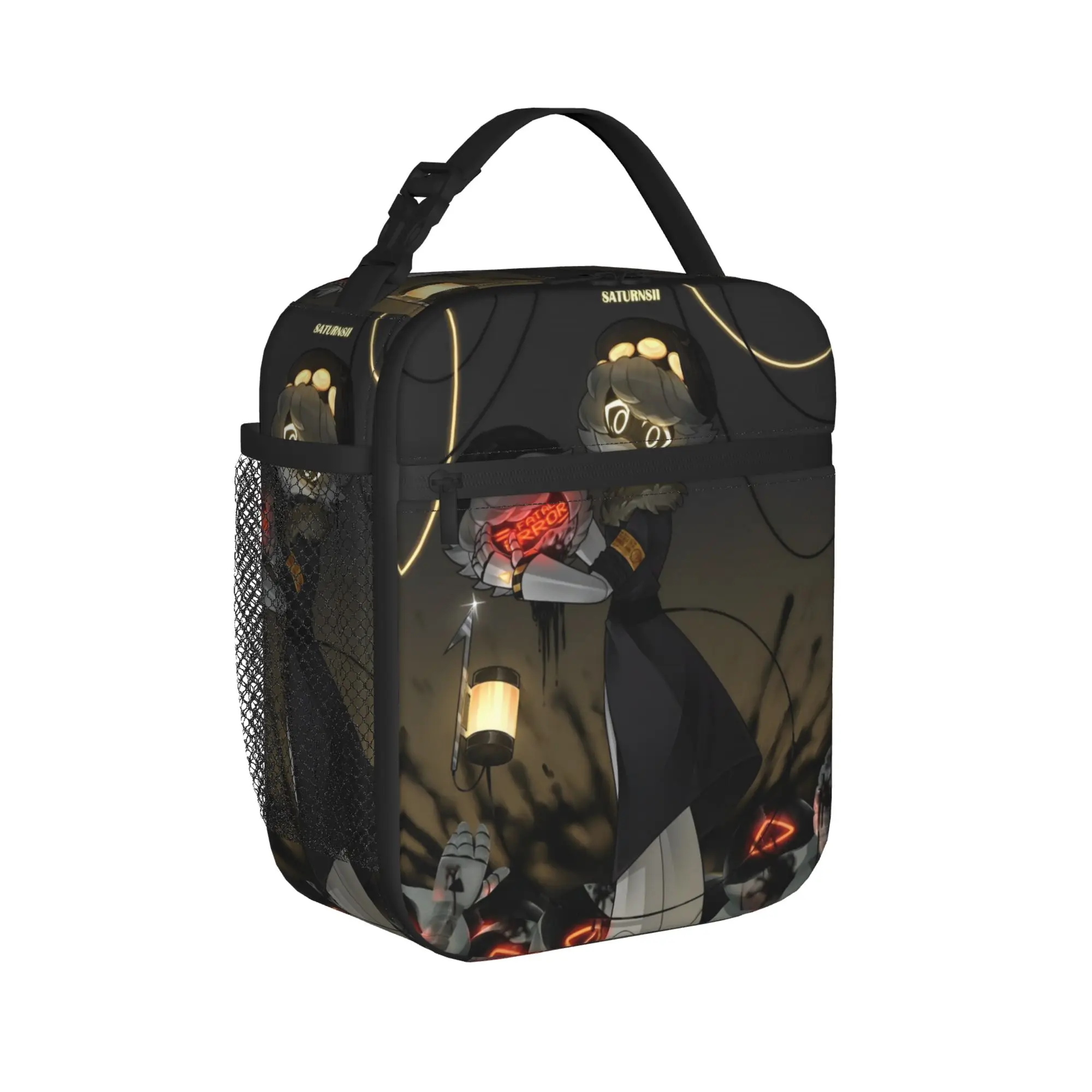 Murder Drones  Insulated Lunch Bag Thermal Bag Reusable,Lunch Container Black Comedy Science Fiction Leakproof Tote Lunch Box