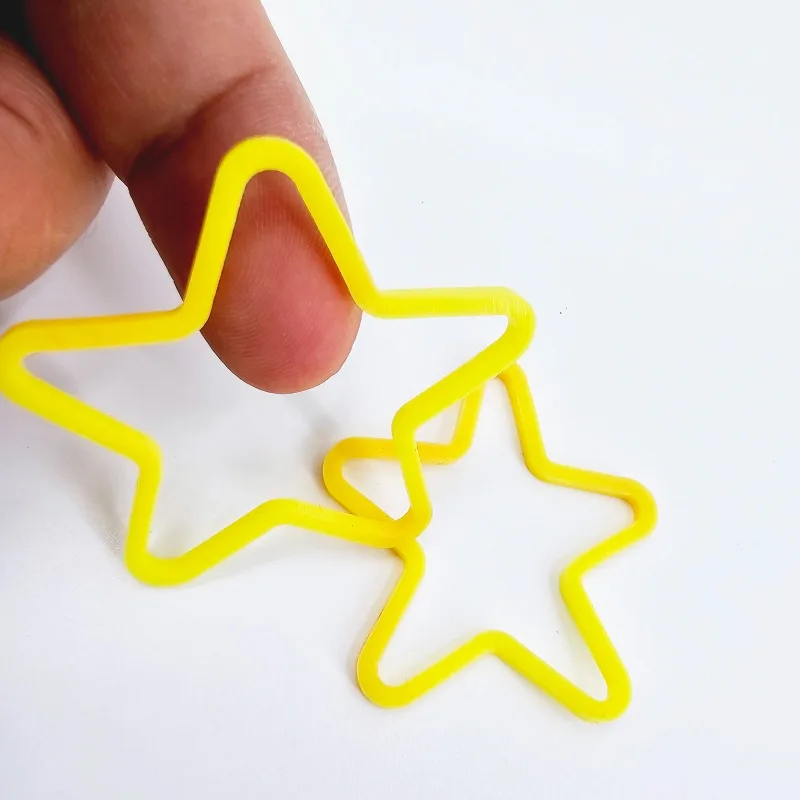 

100 Pcs Rubber Band Shapes (star) Stage Magic Tricks Close Up Magic Illusions Funny Magic Show Easy To Do Magician Props Street
