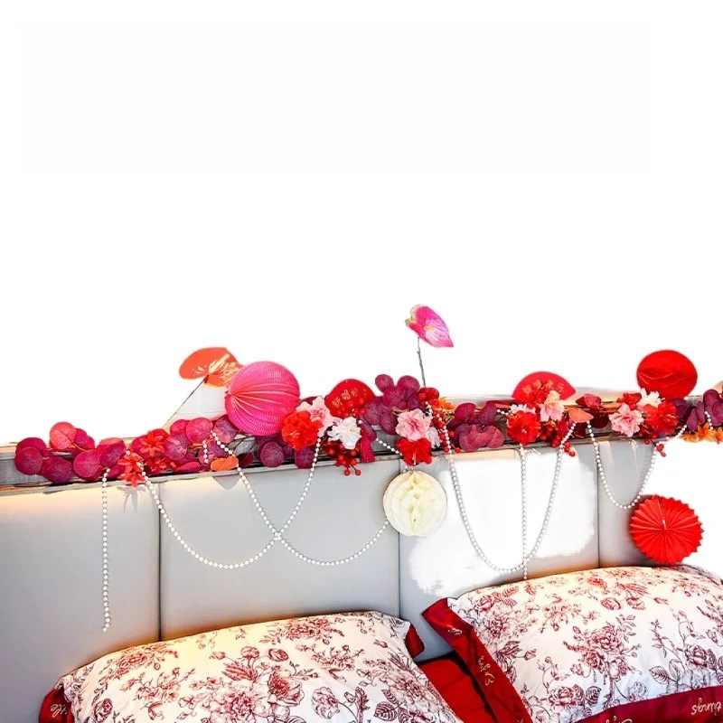 decorazione-della-stanza-di-nozze-camera-da-letto-simulazione-vite-comodino-fiore-vite-matrimonio-soggiorno-decorazione-guida-stradale-dell'hotel