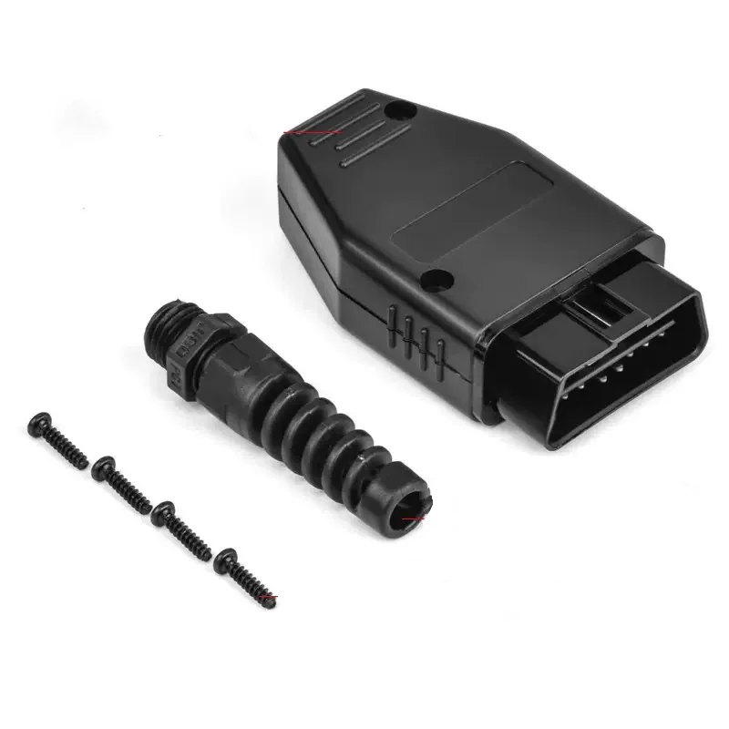 

OBD2 EOBD 2 16pin Male Connector J1962 OBD Male Plug 16Pin Adapter OBD2 Female and male Connector Cable