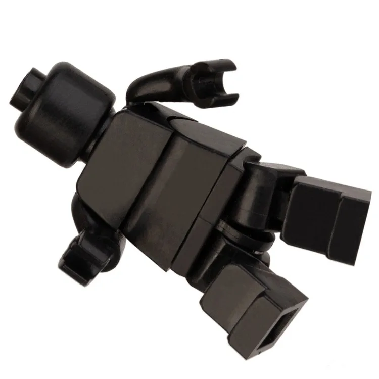 Mehrfarbige Mini-Figuren-Bausteine mit mehreren Gelenken, ultra-bewegliche Drittanbieter-Figurenzubehörteile
