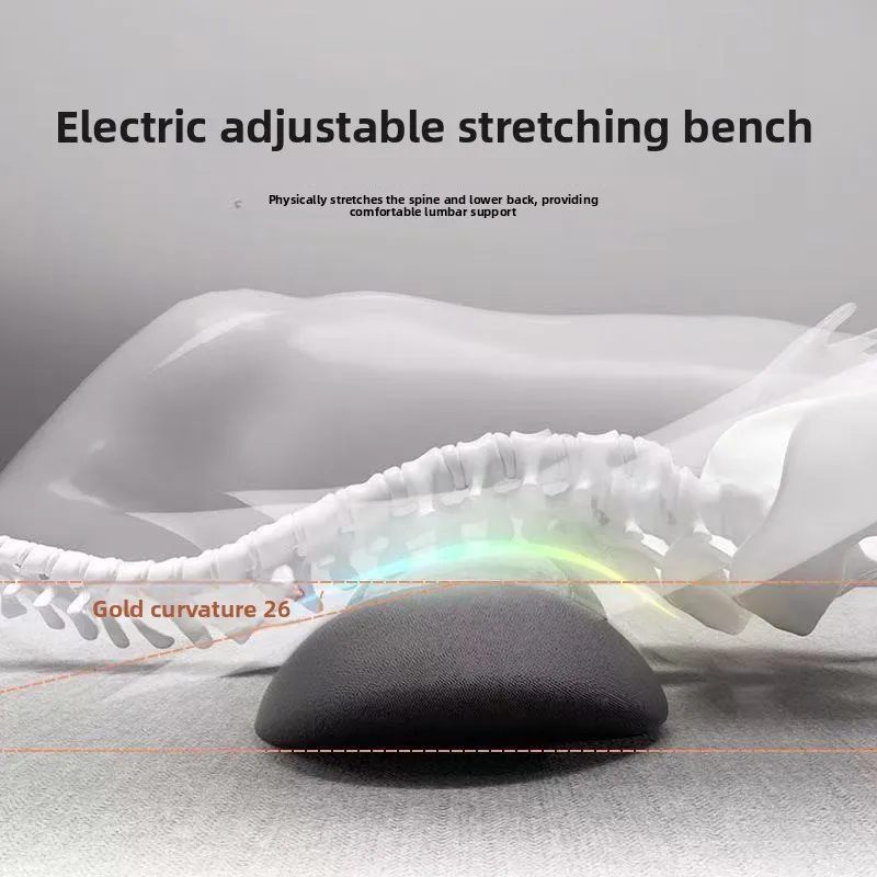 

Heated Lumbar Pillow for Sleep Lumbar Support Waist Cushion Back Massager Non Traction