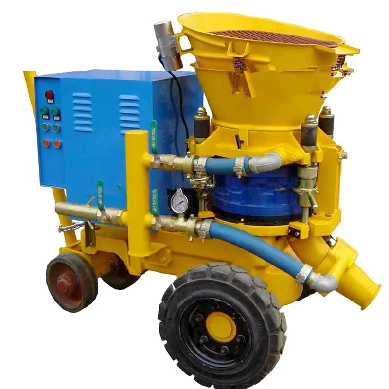 Concrete Shotcrete Pump Machine Strong Adhesion Dry Mix Type for Water Conservancy Dam Protection Cavern Reinforcement