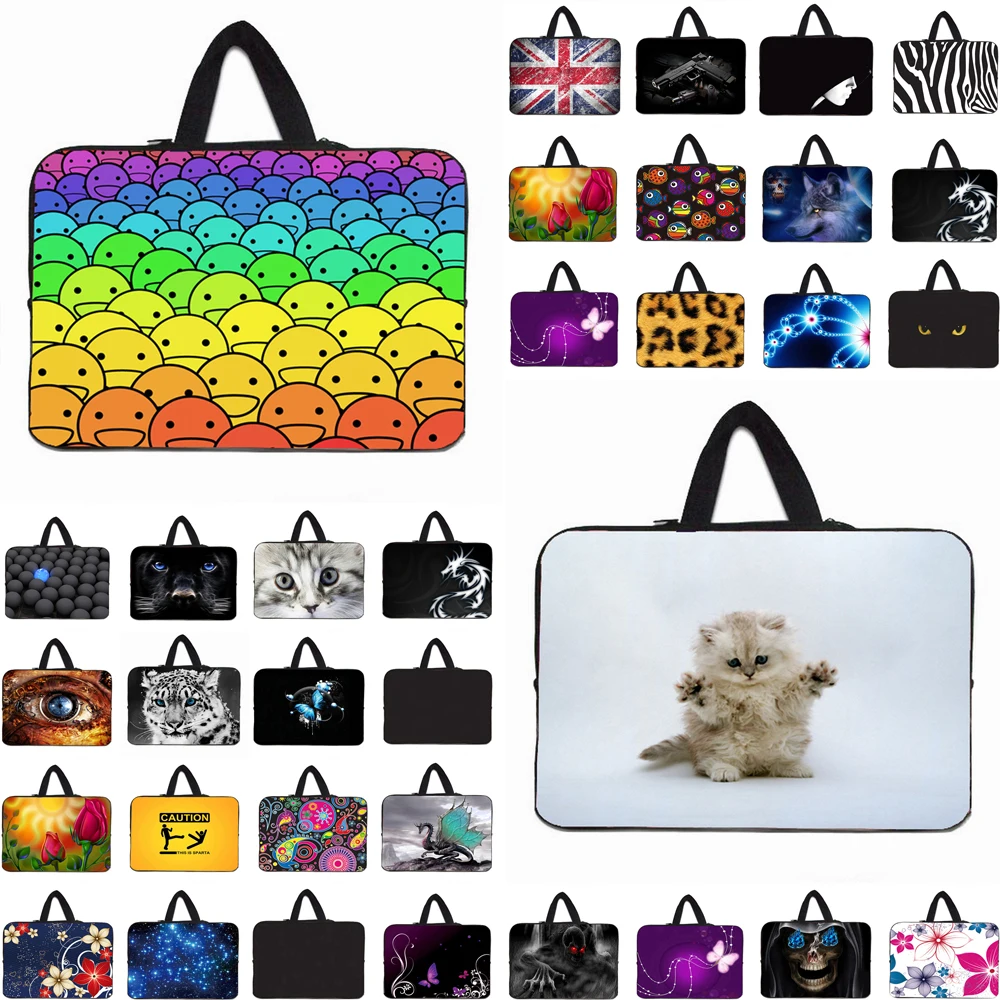 Bolsa para Notebook para Macbook Air Pro, Handle Carry Case Capa, Chromebook Funda, Lenovo, 10 \