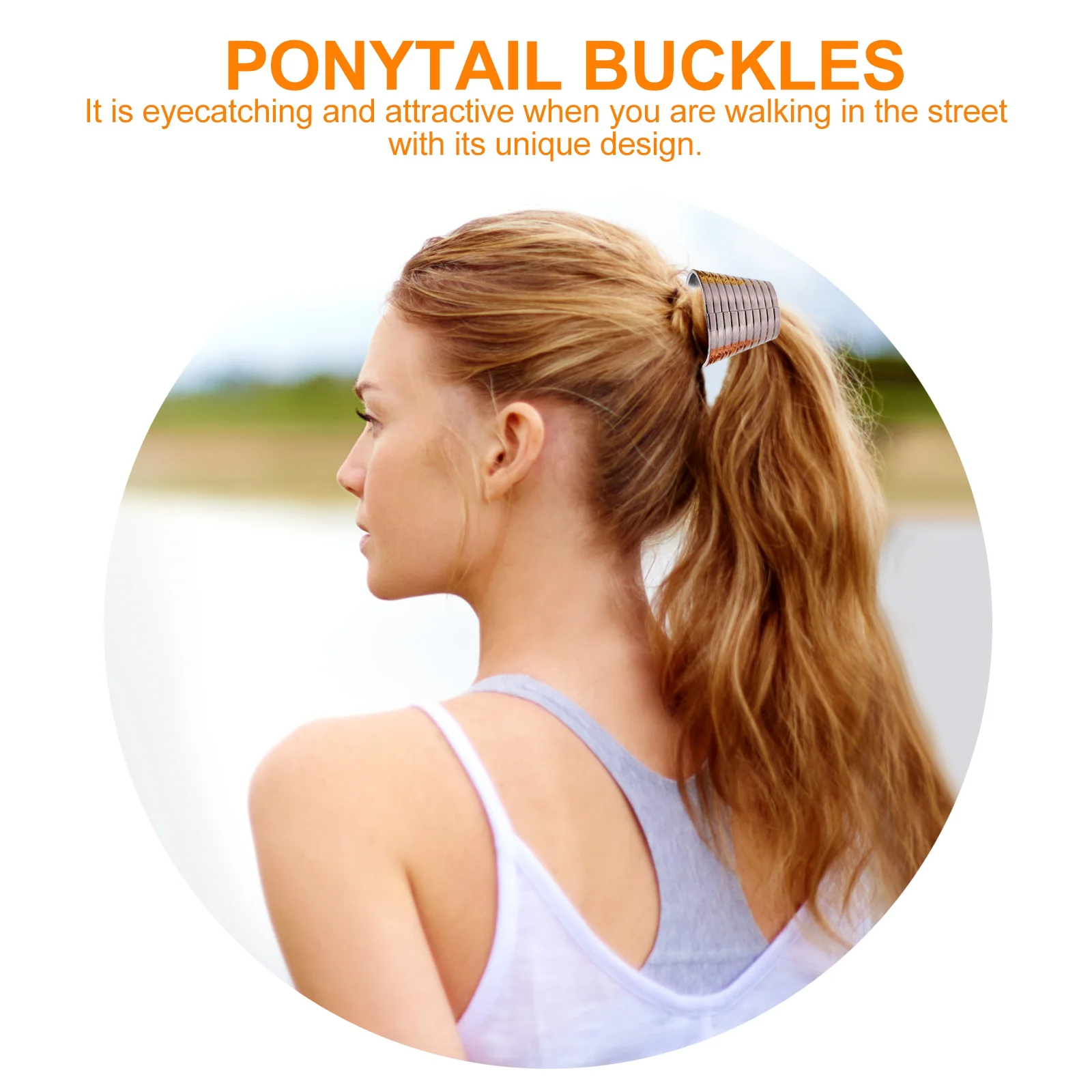 

4Pcs Ponytail Holder Clips Durable Stylish Design Quick Hair Styling Tool for Women Girls Outing Shopping Party Wedding