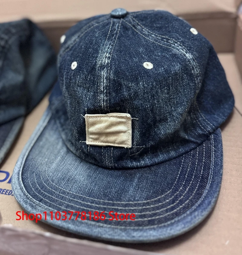 New Madness Cowboy Baseball Caps Comfort Sunscreen Flat Brim Cap Japan Retro Wash Water All-match Men Women Daily MDNS Hats