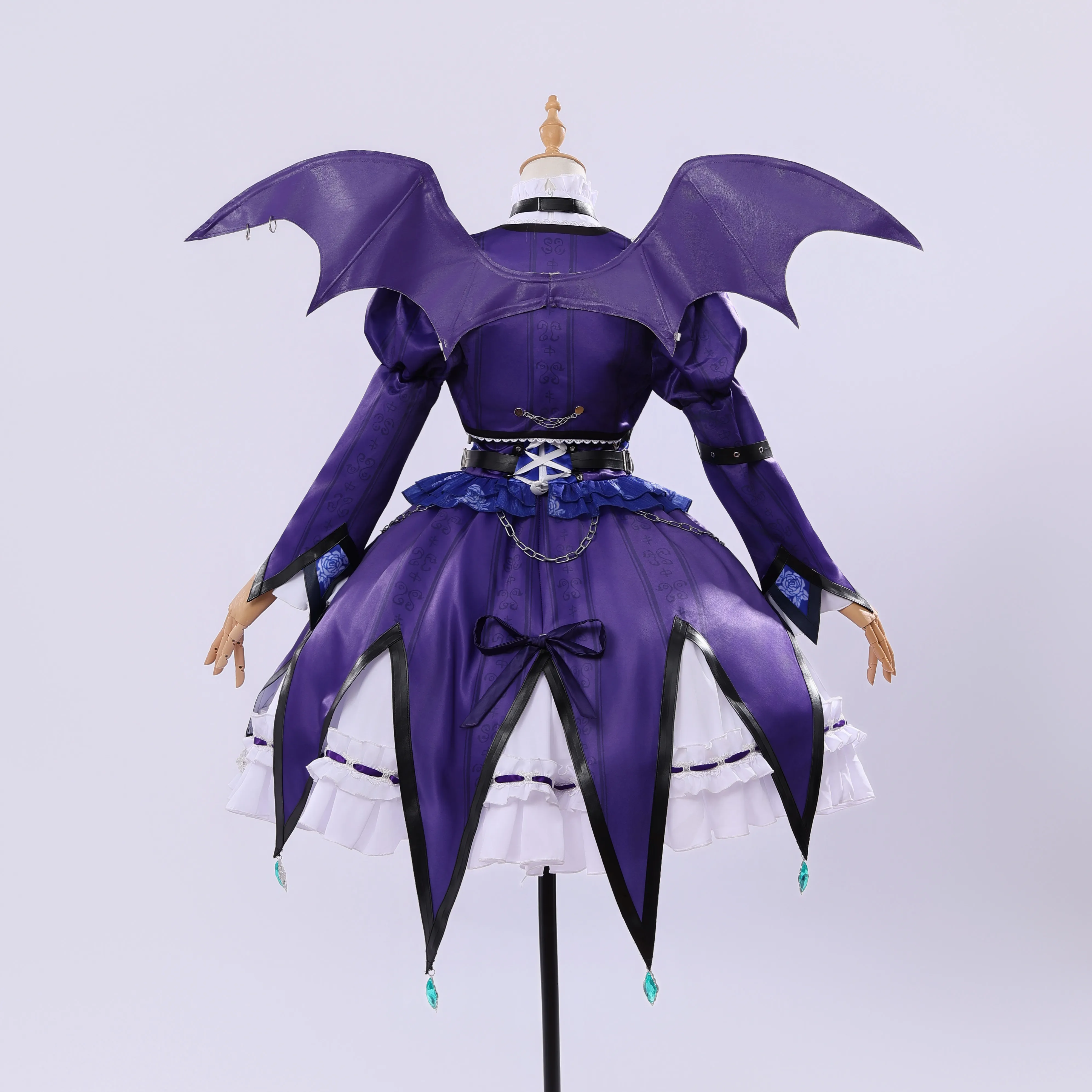 

Aikatsu Yurika Todo Gothic Magic Cosplay Costume Anime Idol Party Dress Full Set Gothic Lolita Halloween Carnival Dress AniMuse