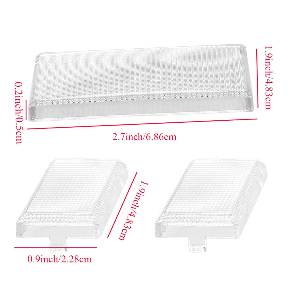 3Pcs Für Chevy Silverado C1500 K1500 1988-1998 Sierra Pickup 1988-1998 Auto Innen Dach Licht Lünette dome Lesen Licht Abdeckung – Detail 5