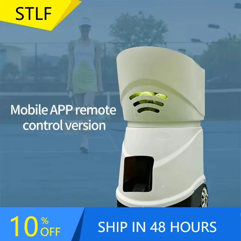 STLFTennis Training Tool Machine Smart Multifunctional Automatic Ball Throwing With Remote