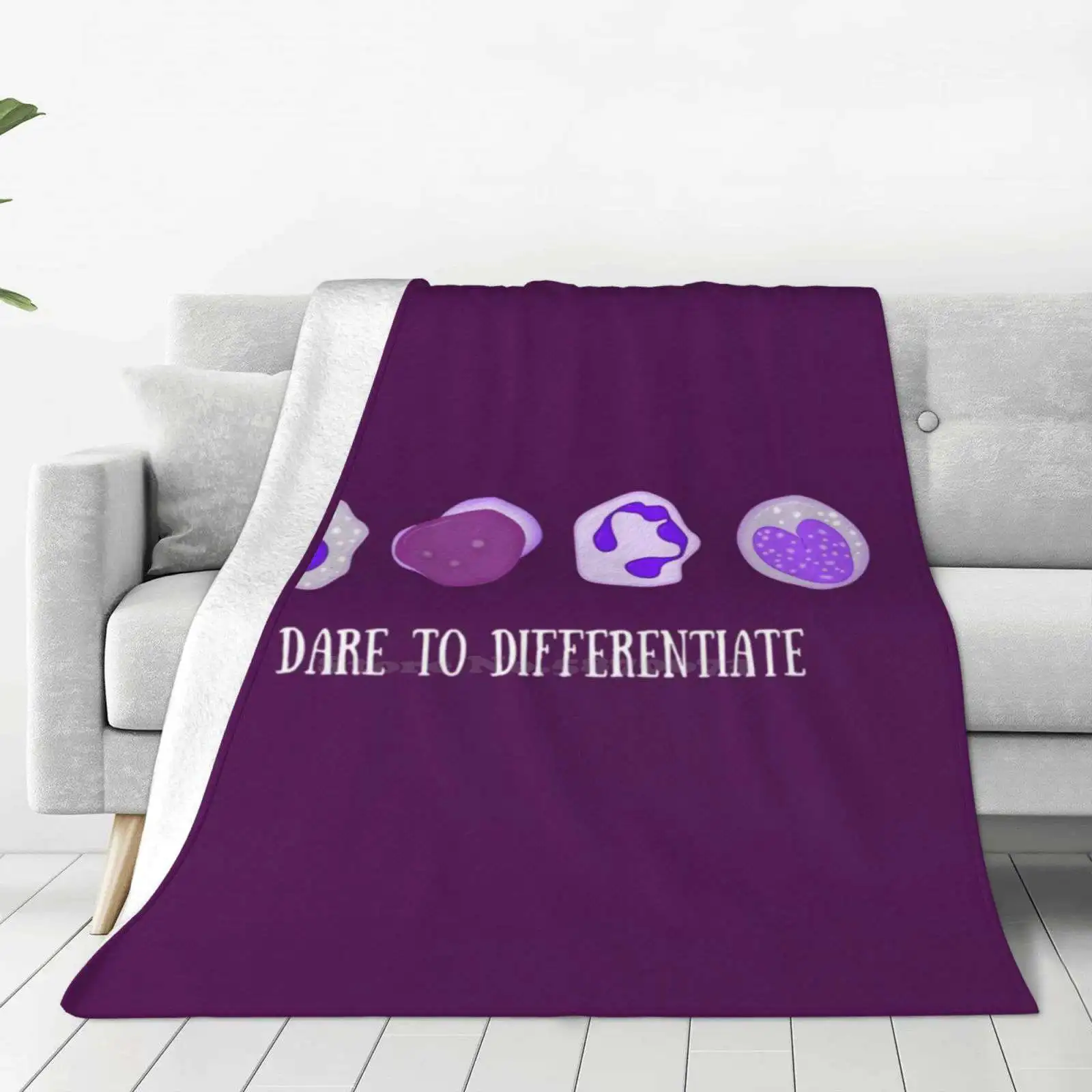 Dare To Differentiate! Soft Warm Light Thin Blanket Hematology Hematological Blood Hematopoiesis Differentiation Cell Biology